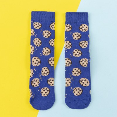 Chaussettes donuts pour femmes + Fruits / Banane / Avocat / Citron / Oeuf / Cookie / Beignet