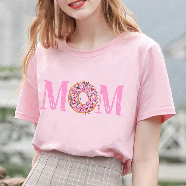 T-shirt pour femme MOM Graphic Donuts