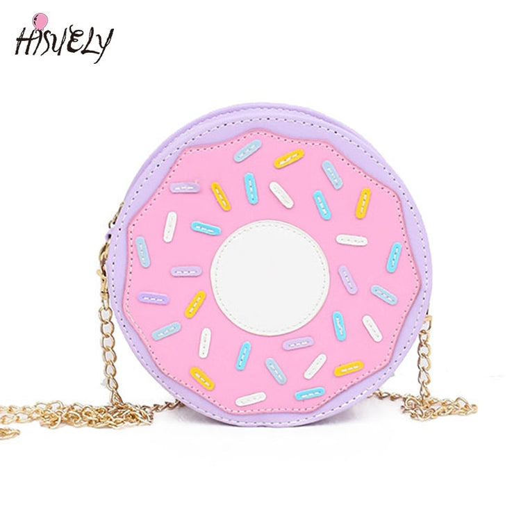 Sac donuts tridimensionnels style sac messager