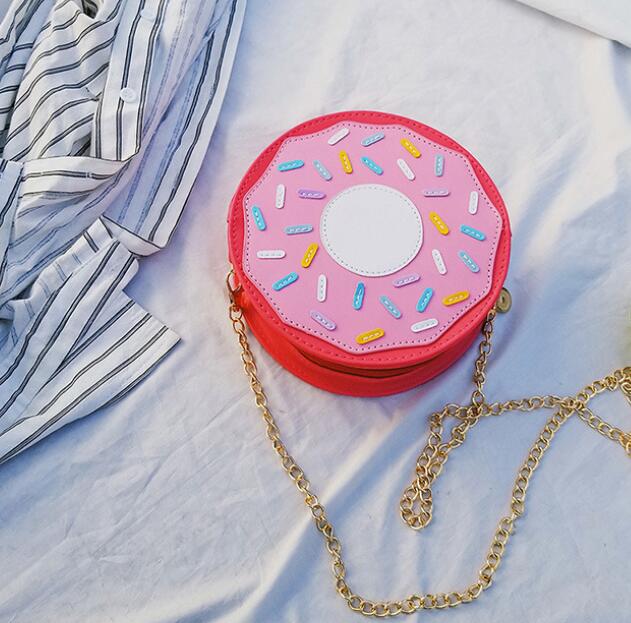Sac donuts tridimensionnels style sac messager
