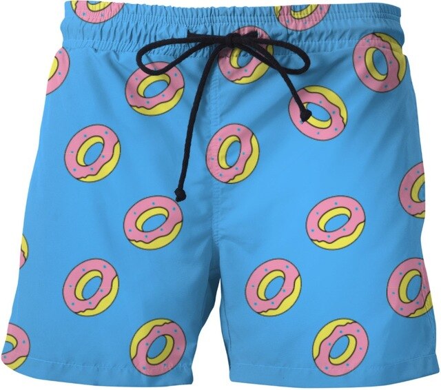 Maillot de bain donuts / short de plage donuts homme