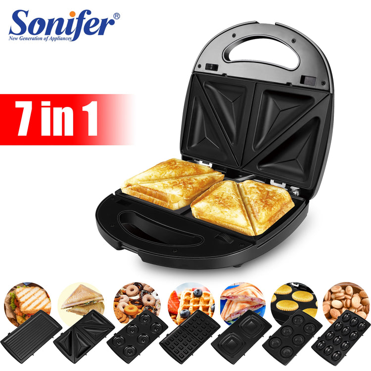 Gaufrier électrique 7en1 / Machine a croque monsieur