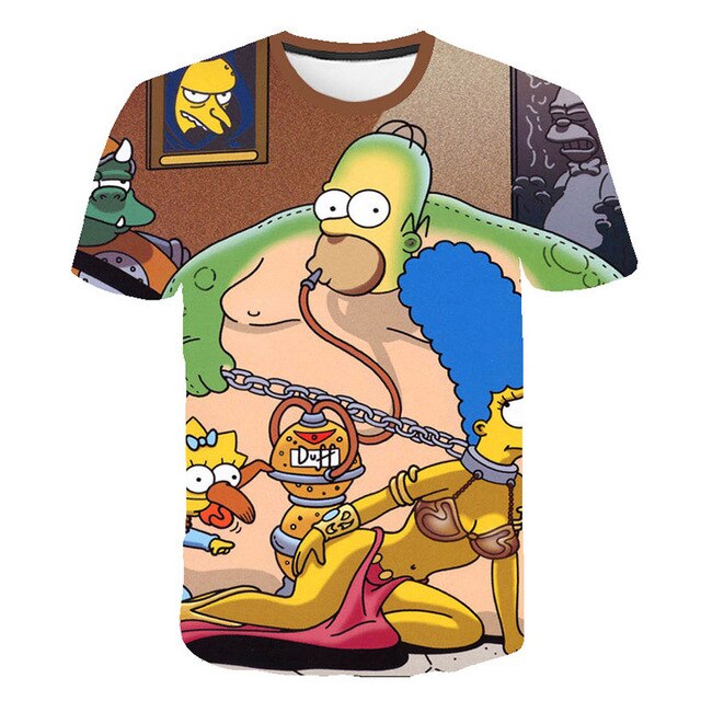 Tshirt Donuts Homer Simpson