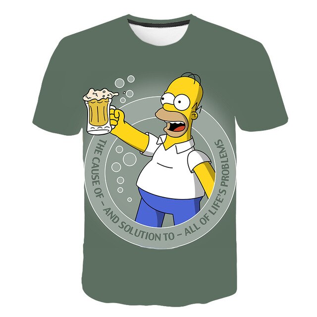 Tshirt Donuts Homer Simpson